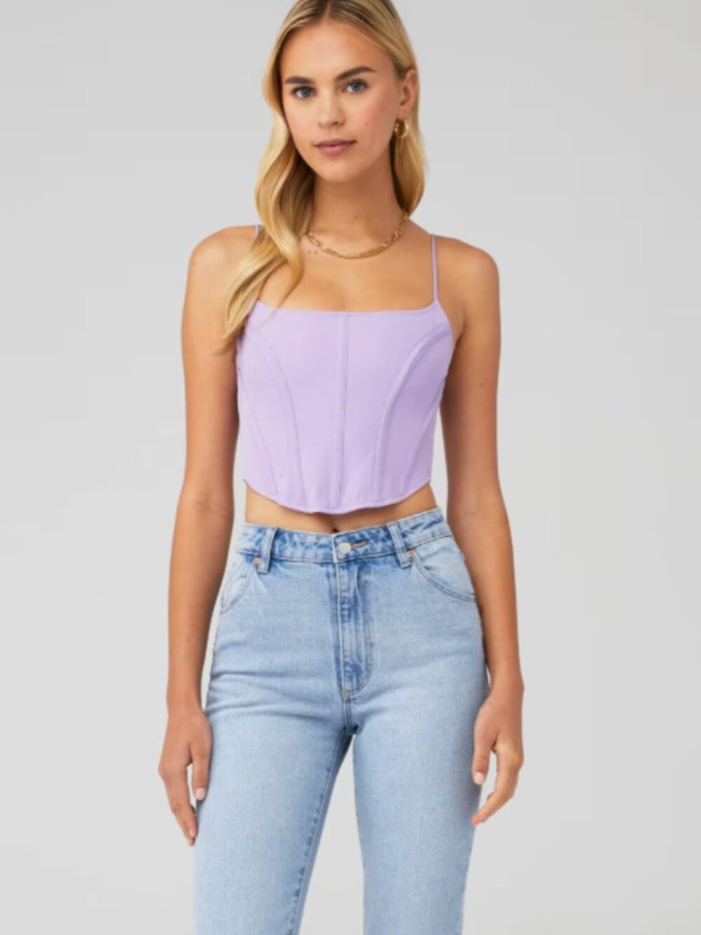 Rare London Rouleau Strap Corset Top Size M
